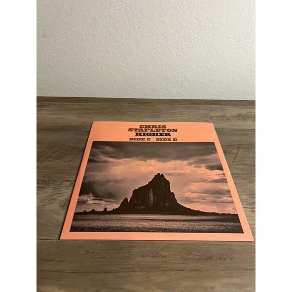 Chris Stapleton- Higher-  2LP records - White‎ Colored Vinyl Like New-NOT SEALED - Picture 14 of 16